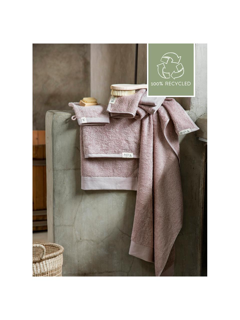 Serviette de toilette coton recyclé Blend, Rose blush