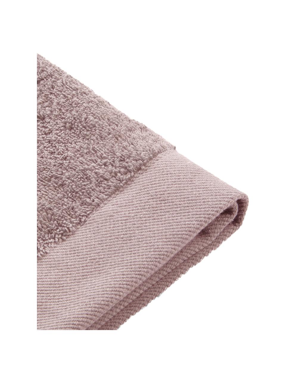 Asciugamano in cotone misto riciclato Blend, 65% cotone riciclato, 35% poliestere riciclato, Rosa cipria, Telo bagno