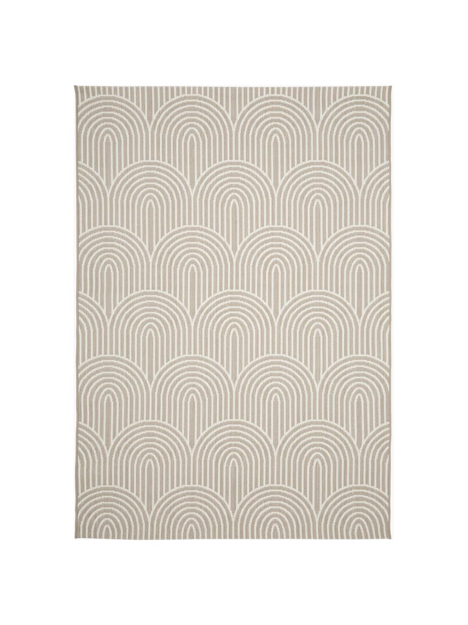 Tapis d'extérieur Arches, 86 % polypropylène, 14 % polyester, Beige, larg. 80 x long. 150 cm (taille XS)