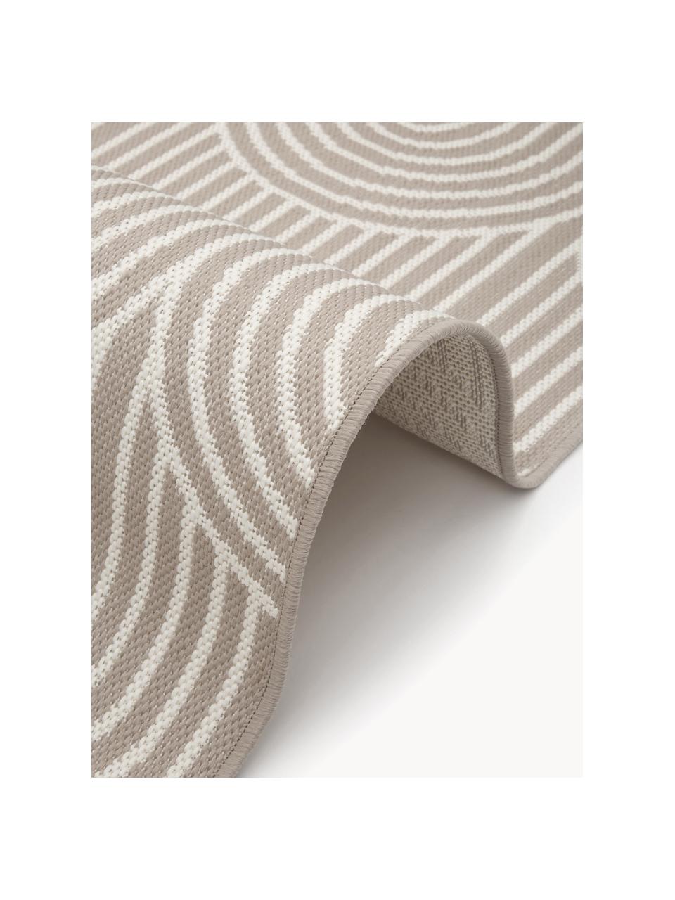 In- & outdoor vloerkleed Arches, 86% polypropyleen, 14% polyester, Beige, B 80 x L 150 cm (maat XS)