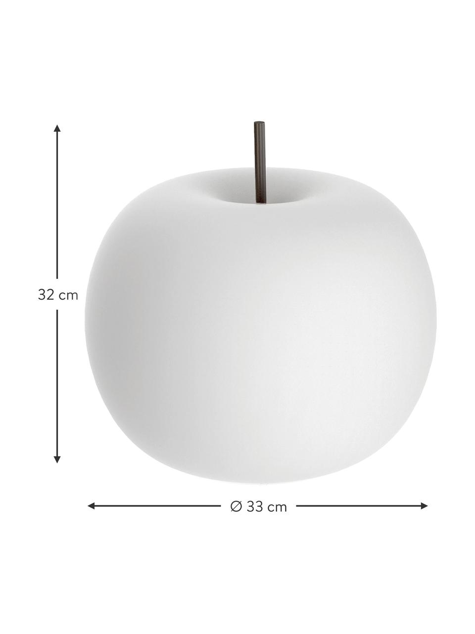 Lampa stołowa ze szkła dmuchanego z funkcją przyciemniania Kushi, Stelaż: metal powlekany, Czarny, Ø 33 x W 32 cm