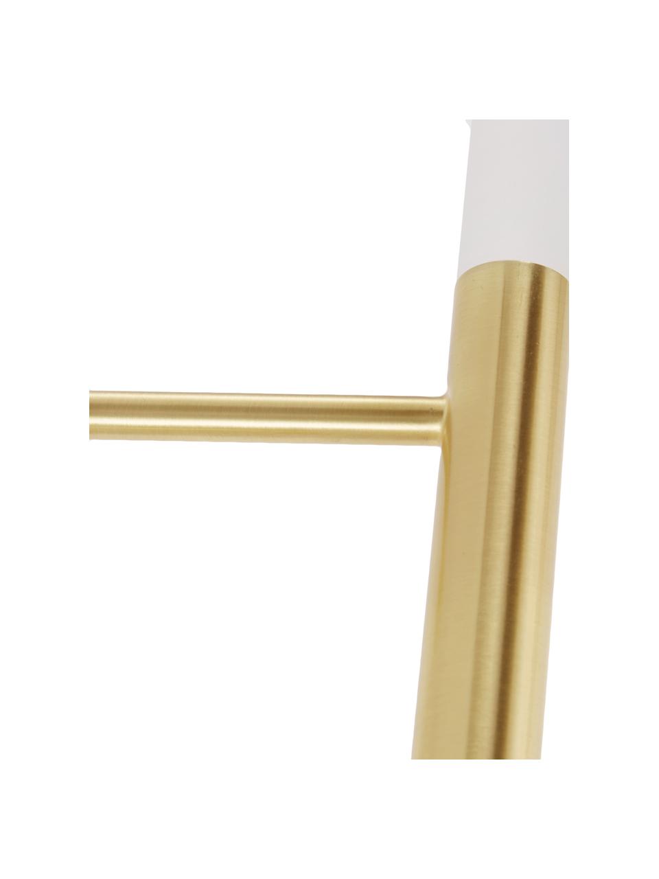 Aplique LED grande Gratia, Estructura: metal galvanizado, Anclaje: metal galvanizado, Beige, An 10 x Al 45 cm