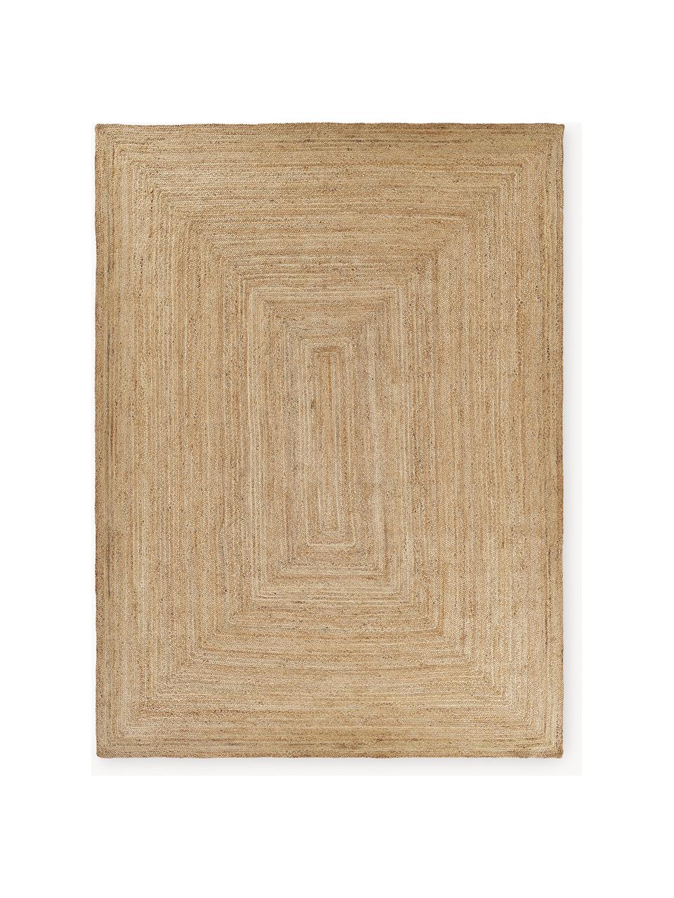 Handgefertigter Jute-Teppich Sharmila, 100 % Jute, Braun, B 60 x L 90 cm (Größe XXS)