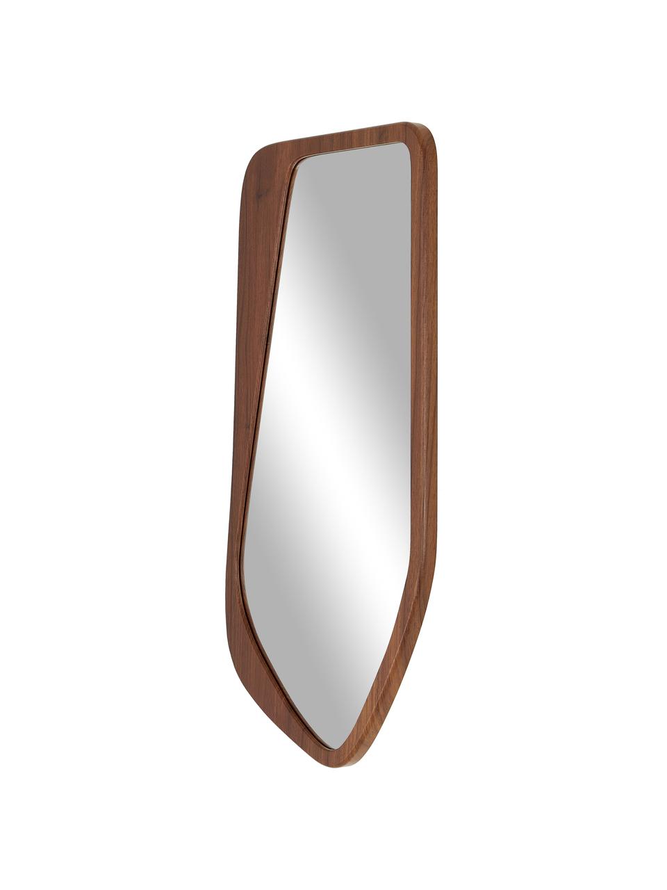 Nástěnné zrcadlo May, Tmavé dřevo, Š 37 cm, V 75 cm