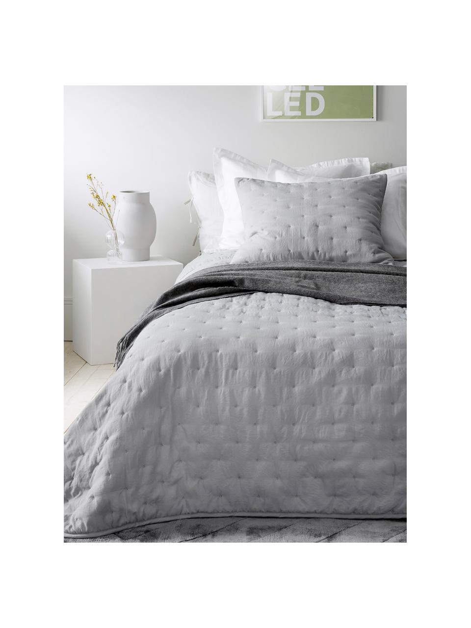 Gewatteerde bedsprei Wida, 100% polyester

Het materiaal dat in dit product wordt gebruikt, is getest op schadelijke stoffen en gecertificeerd volgens STANDARD 100 door OEKO-TEX® 17.HCN.09953 HOHENSTEIN HTTI., Lichtgrijs, B 260 x L 260 cm (voor bedden tot 200 x 200)