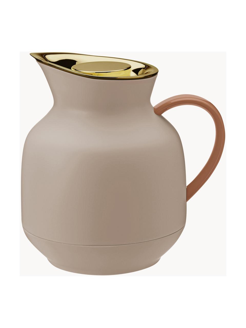 Caraffa termica Amphora, 1 L, Brocca: materiale sintetico, Beige, torrone, dorato, 1 L