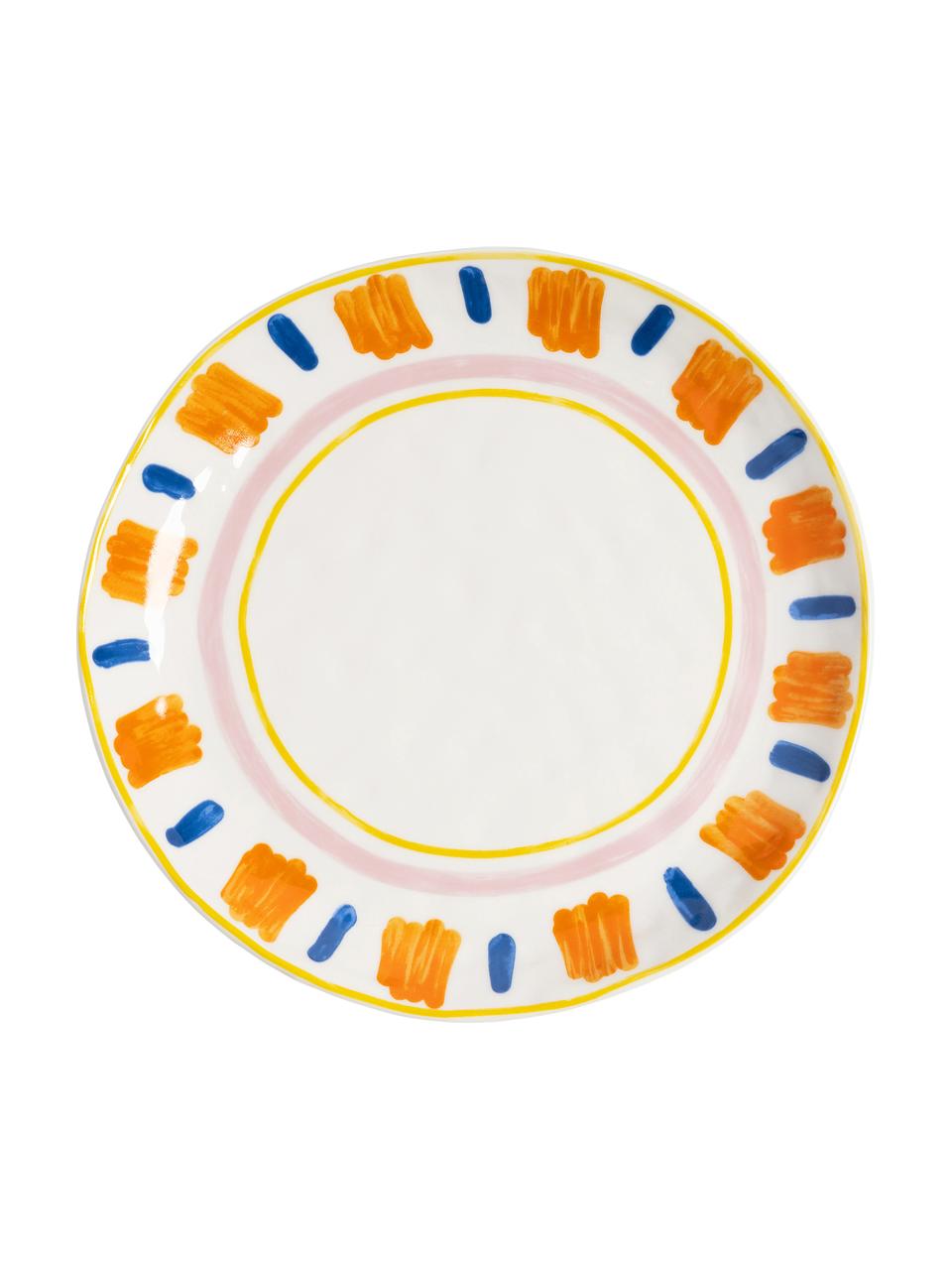 Set 4 piatti da colazione in porcellana Boavista, Porcellana smaltata, Multicolore, Ø 22 cm