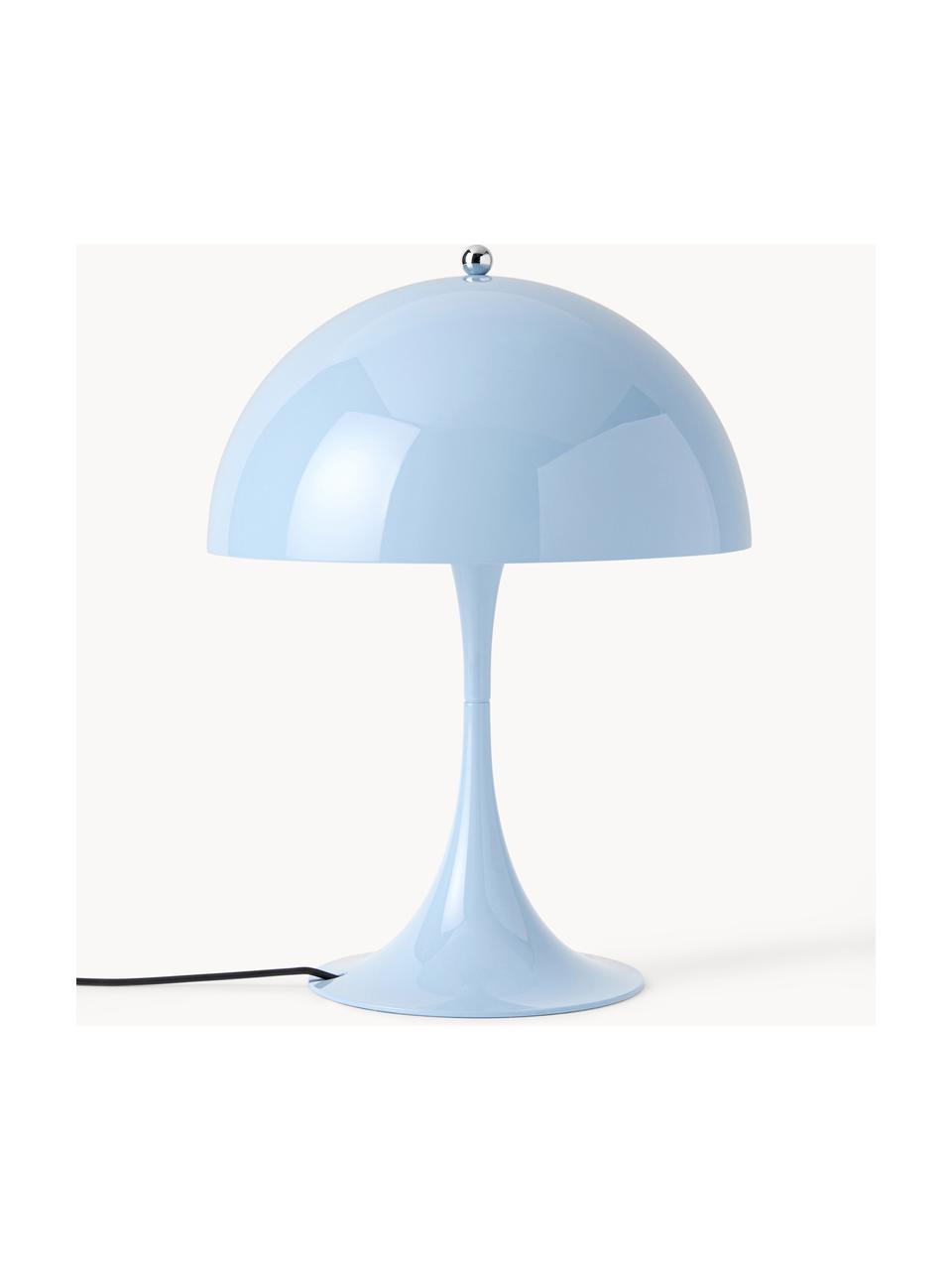 Lampe à poser LED à intensité variable avec fonction minuterie Panthella, haut. 34 cm, Acier bleu ciel, Ø 25 x haut. 34 cm