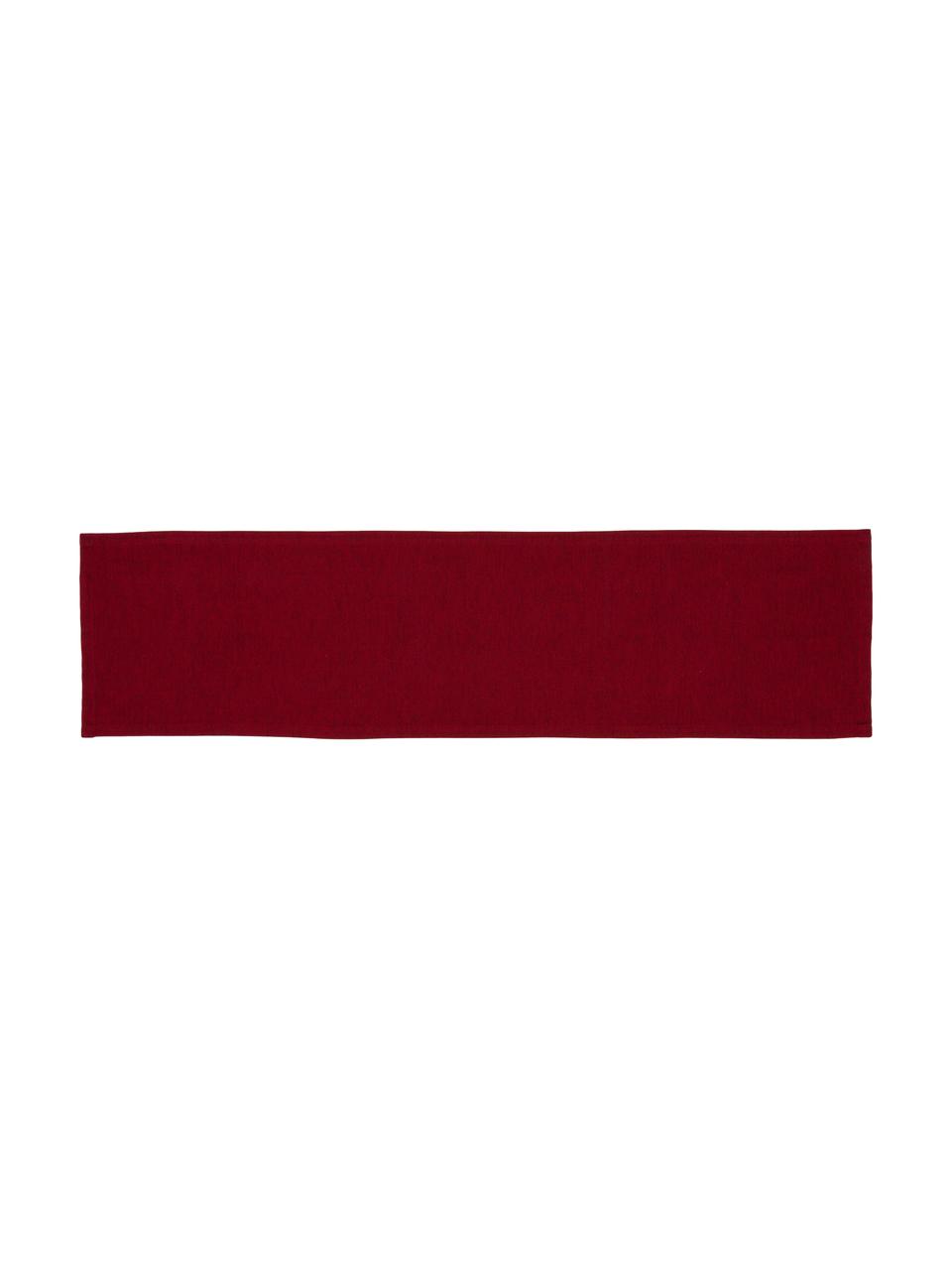 Stolní běhoun Riva, 55 % bavlna, 45 % polyester

Materiál použitý v tomto produktu byl testován na škodlivé látky a certifikován podle STANDARD 100 od OEKO-TEX® 14.HIN.40536 HOHENSTEIN HTTI., Červená, Š 40 cm, D 150 cm