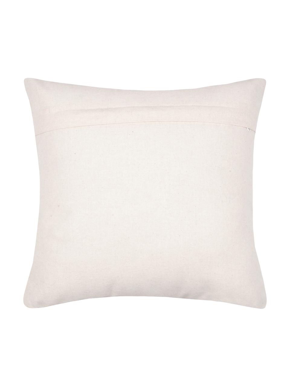 Housse de coussin 40x40 multicolore Fabienne, 100 % coton, Multicolore, couleur dorée, larg. 40 x long. 40 cm