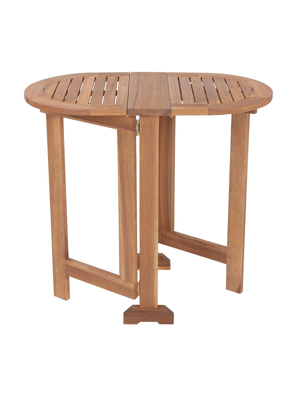 Table de balcon bois d'acacia, pliable Wings | Westwing