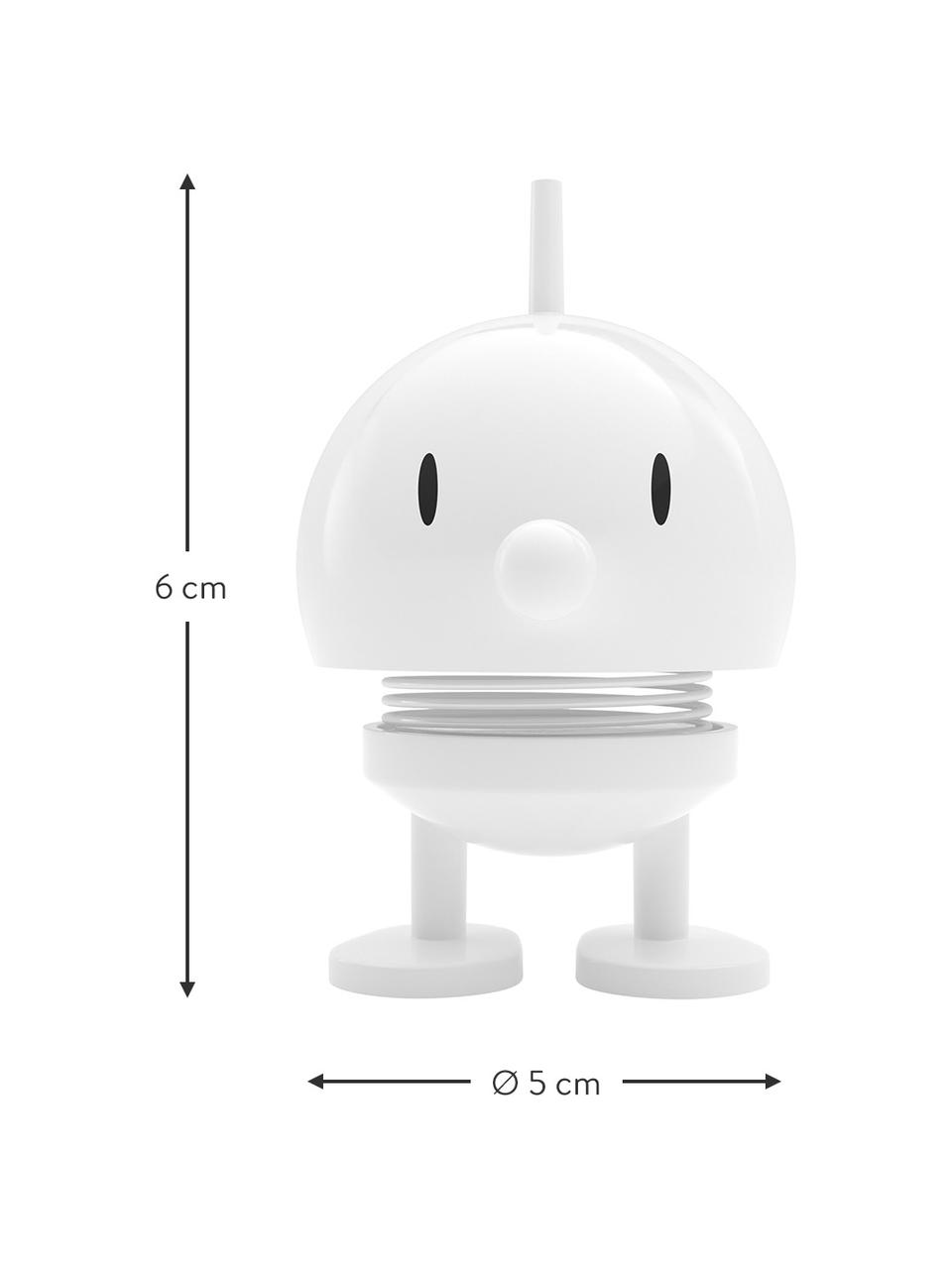 Figura decorativa Bumble, diferentes tamaños, Metal, plástico, Blanco, Ø 5 x Al 8 cm