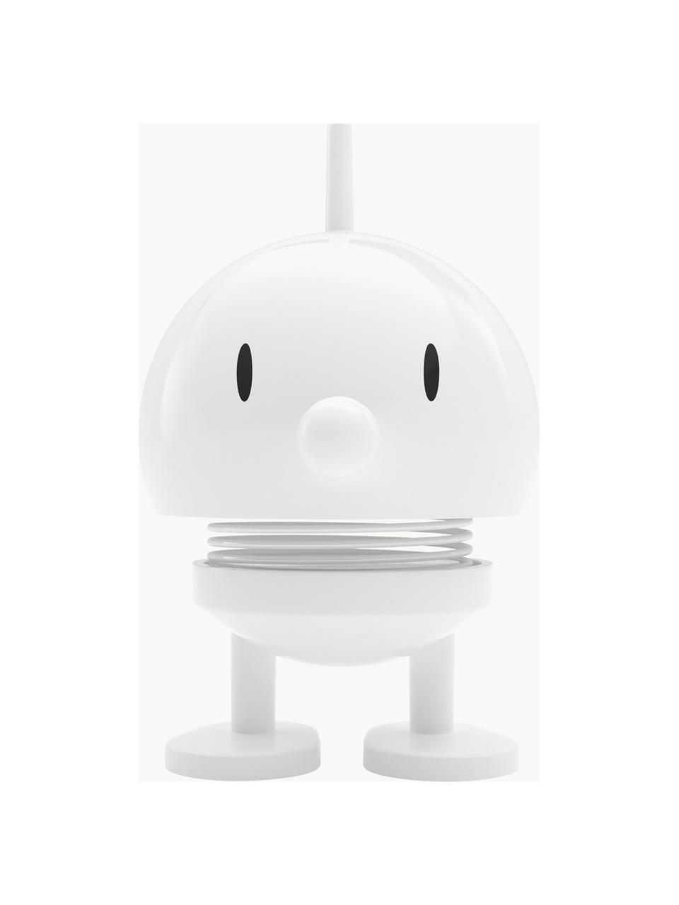 Oggetto decorativo Bumble, diverse misure, Materiale sintetico, metallo, Bianco, Ø 5 x Alt. 8 cm