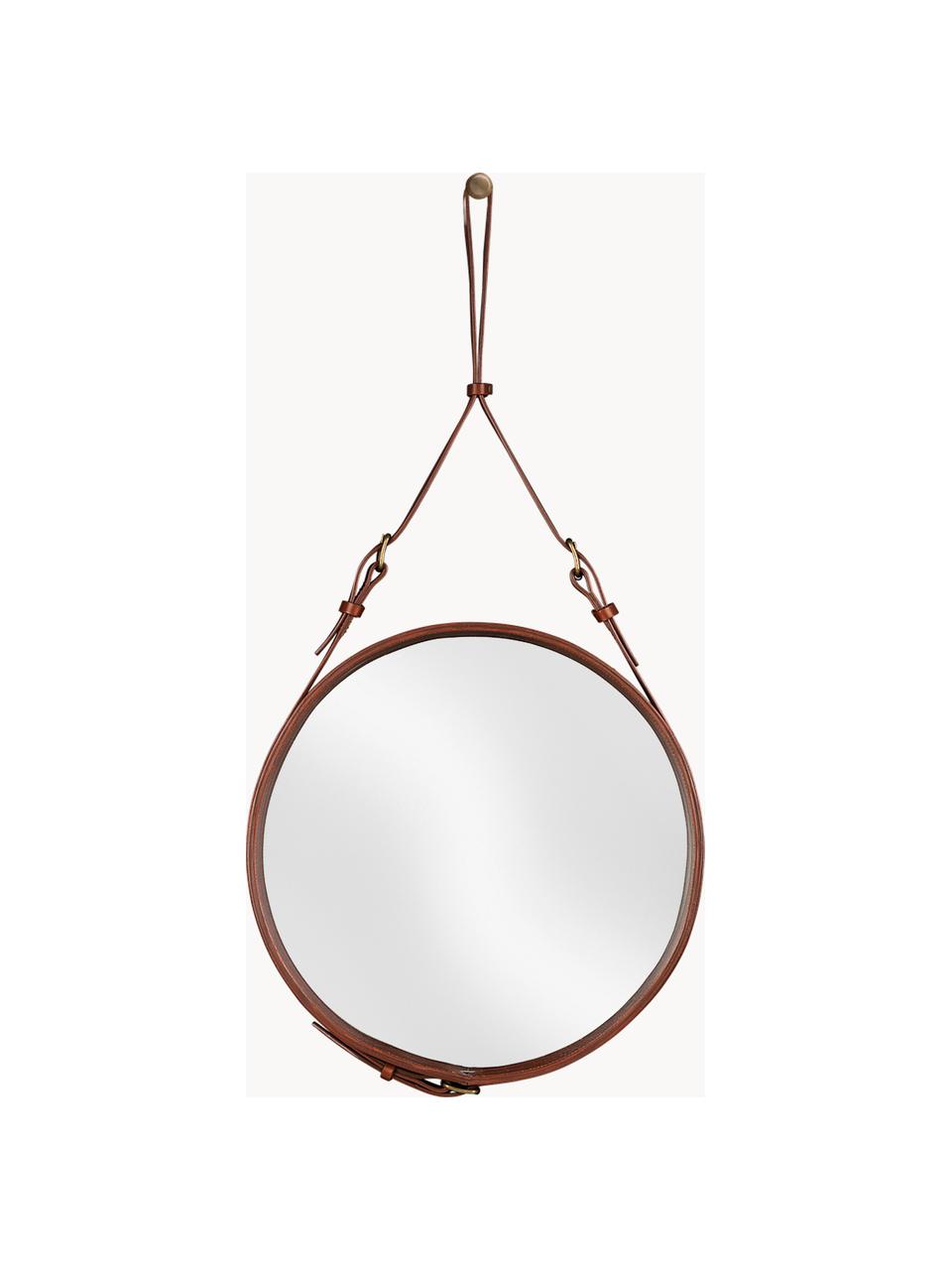 Okrúhle zrkadlo Adnet, rôzne veľkosti, Nugátová, Ø 45 cm