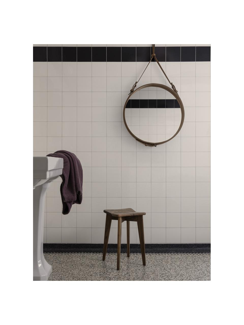 Kulaté nástěnné zrcadlo Adnet, různé velikosti, Nugátová, Ø 45 cm