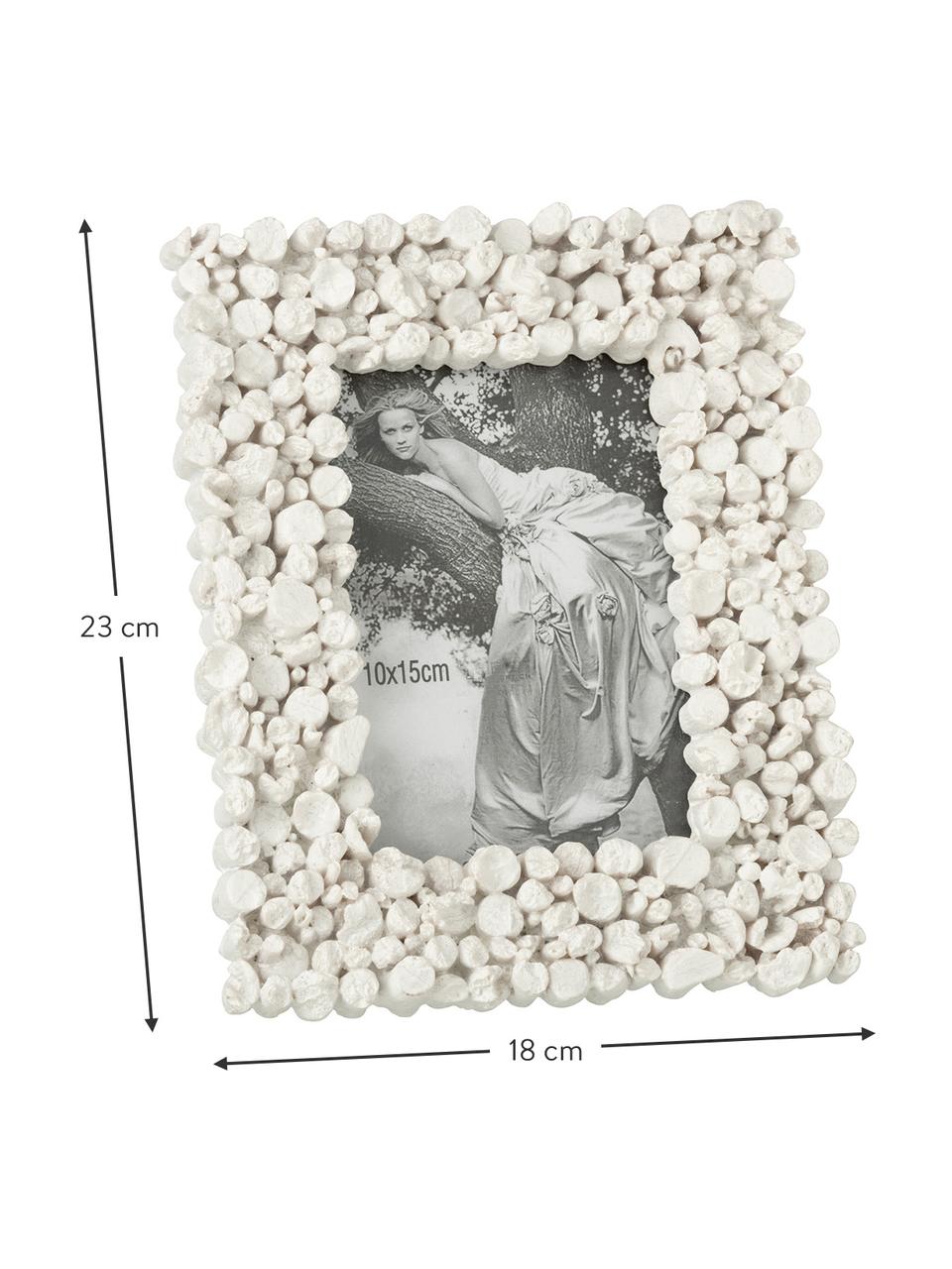 Ramka na zdjęcia Irregular, Biały, S 10 x D 15 cm