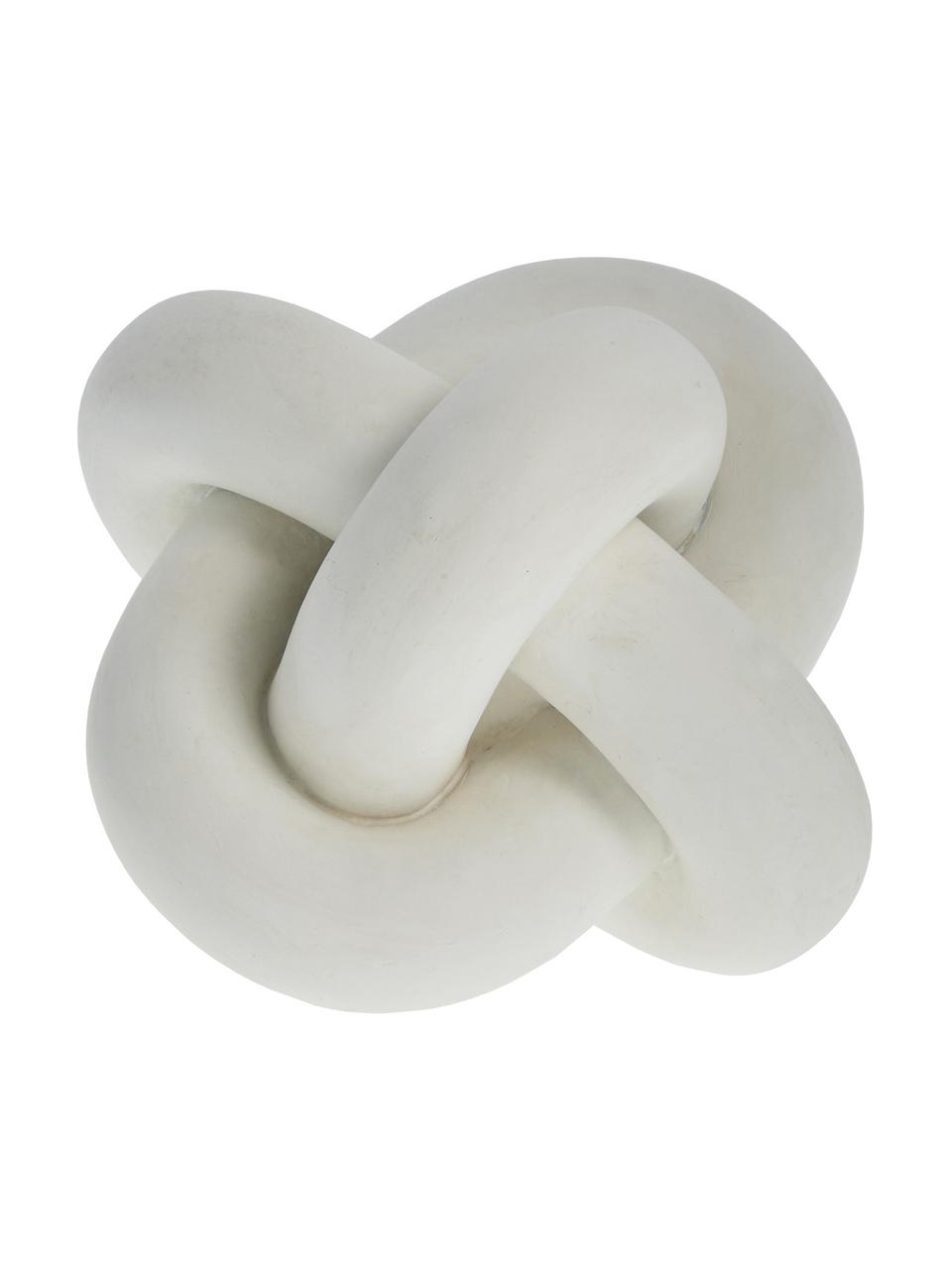 Modern decoratief object Serafina, Polyresin, Wit, B 16 x H 13 cm
