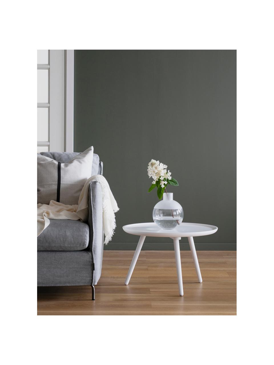 Table basse ronde blanche Daisy, Blanc