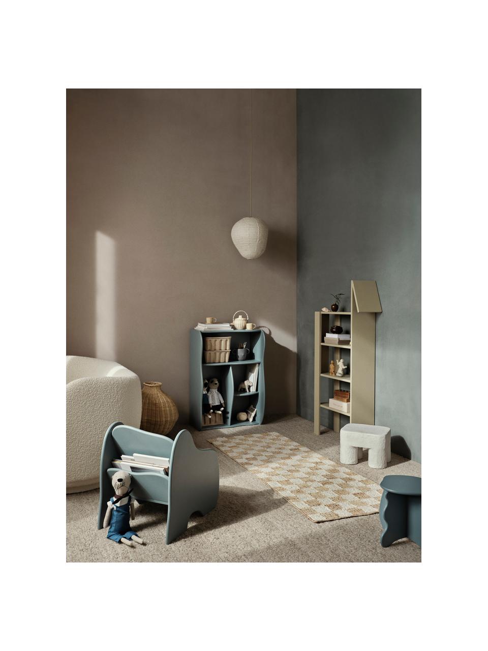 Fauteuil pour enfant en bois Slope, MDF laqué

Ce produit est fabriqué à partir de bois certifié FSC® issu d'une exploitation durable, Gris-bleu, larg. 44 x prof. 59 cm