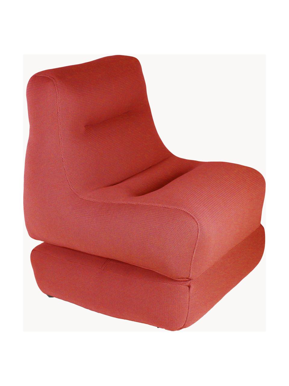 Fauteuil lounge d'extérieur avec fonction chaise longue Sit Pool
, Rouge corail, larg. 75 x haut. 85 cm