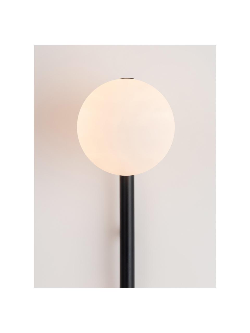 Nástěnné svítidlo se zástrčkou Bar, Černá, Š 12 cm, V 123 cm