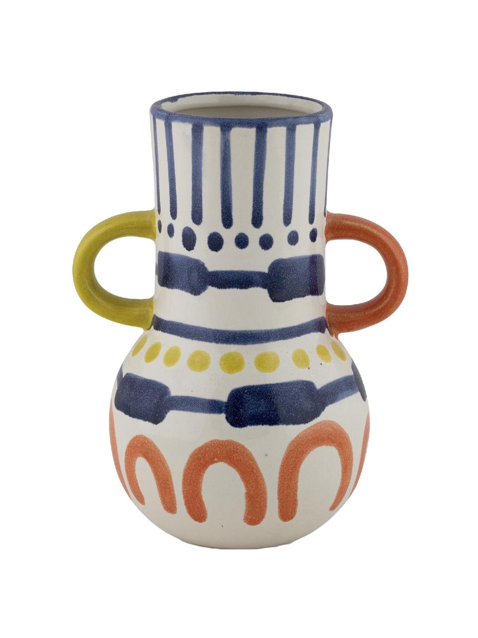 Vase en céramique peint à la main Majorelle, Multicolore