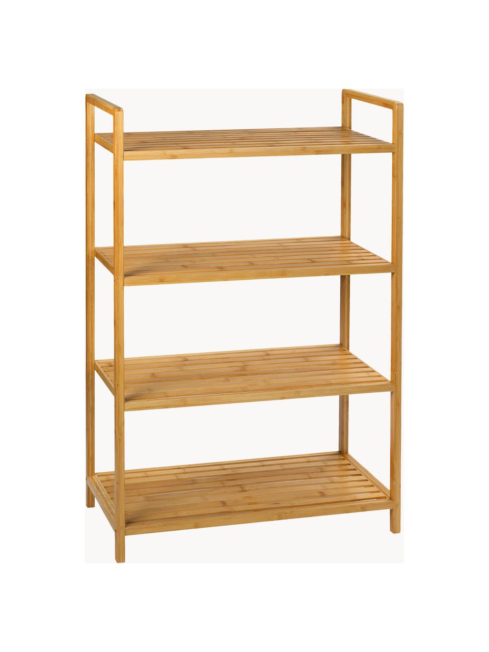 Libreria in legno di bambù Tier, Legno di bambù, Legno di bambù, Larg. 71 x Alt. 104 cm