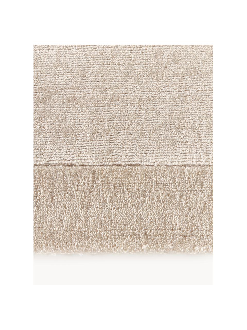 Kurzflor-Teppich Kari, 100 % Polyester, GRS-zertifiziert, Beige, B 80 x L 150 cm (Größe XS)