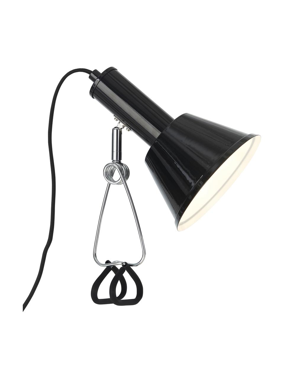 Upínací lampa Milou, Černá, Ø 15 cm, V 35 cm