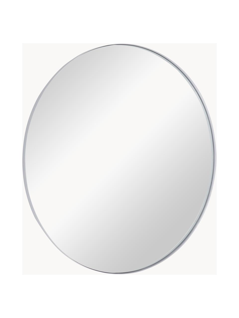 Okrúhle nástenné zrkadlo Ivy, Biela, Ø 100 x H 3 cm