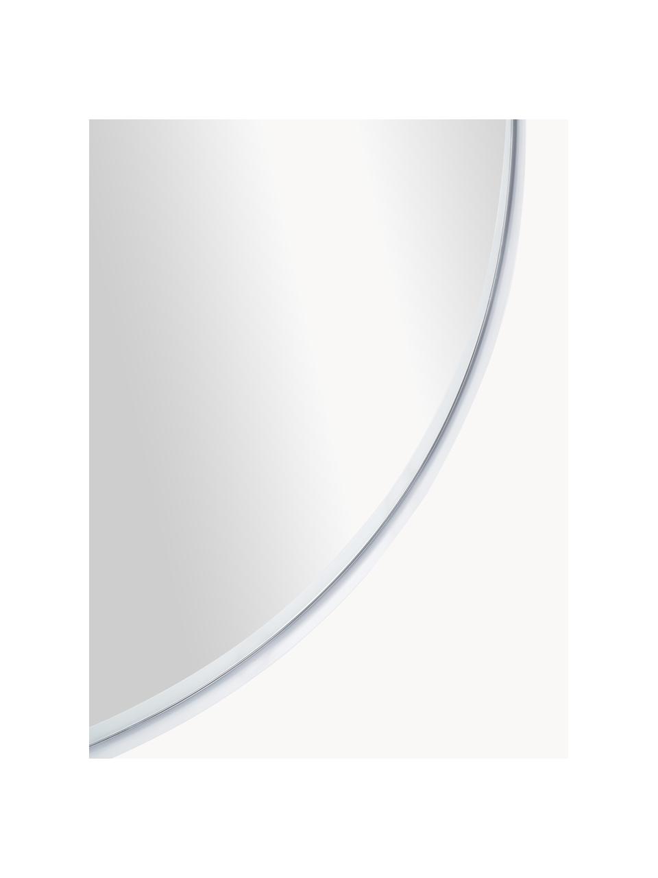 Okrúhle nástenné zrkadlo Ivy, Biela, Ø 100 x H 3 cm