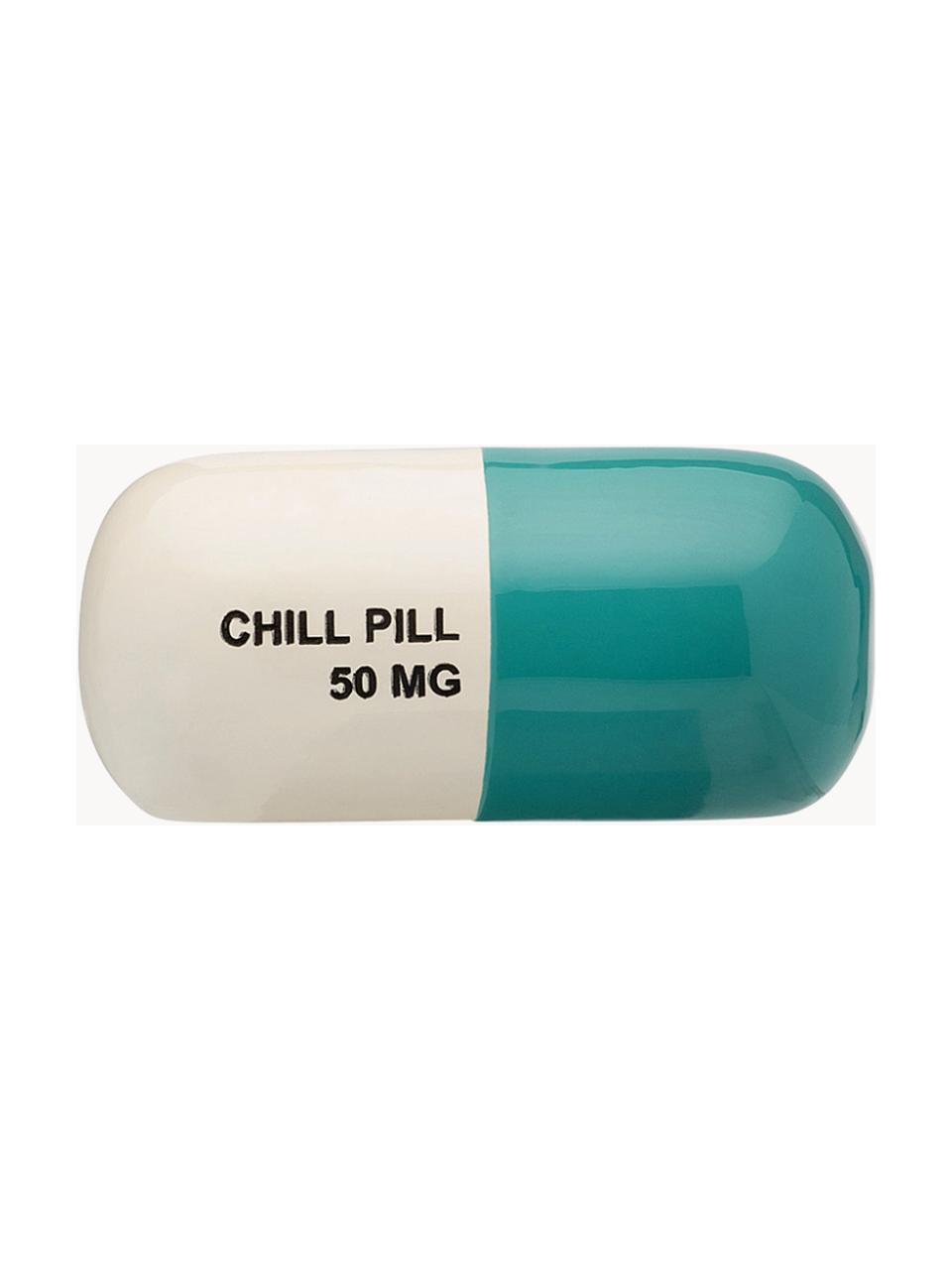 Deko-Objekt Chill Pill aus Mangoholz, Mangoholz, lackiert

Dieses Produkt wird aus nachhaltig gewonnenem, FSC®-zertifiziertem Holz gefertigt., Chill Pill, B 13 x H 6 cm