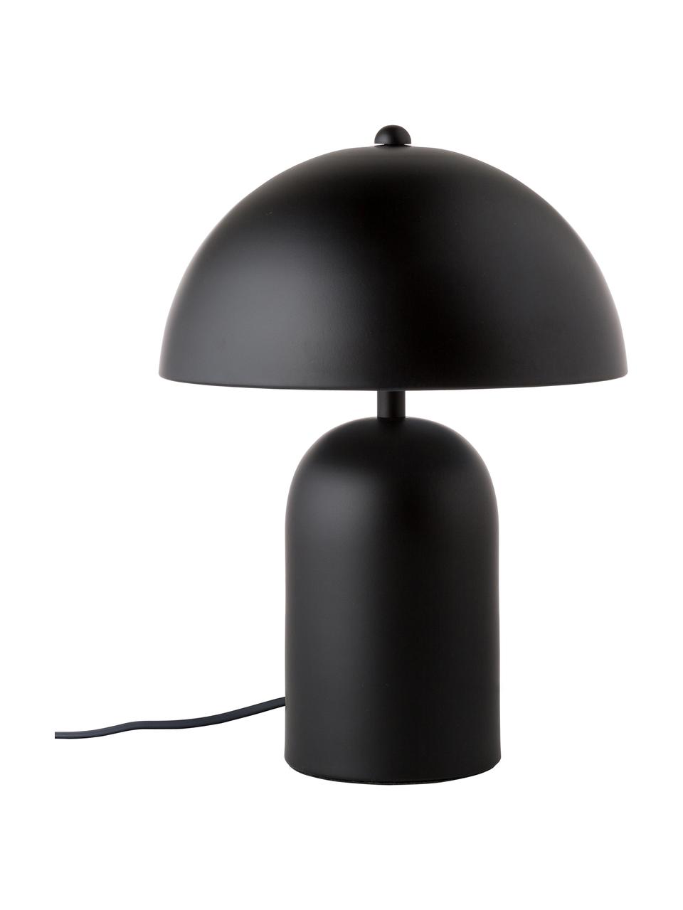 Lampa stołowa Walter, Czarny, matowy, Ø 25 x W 33 cm