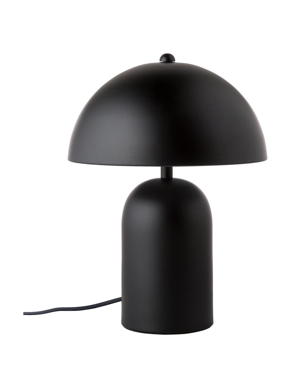 Petite lampe à poser rétro Walter, Noir, mat, Ø 25 x haut. 33 cm
