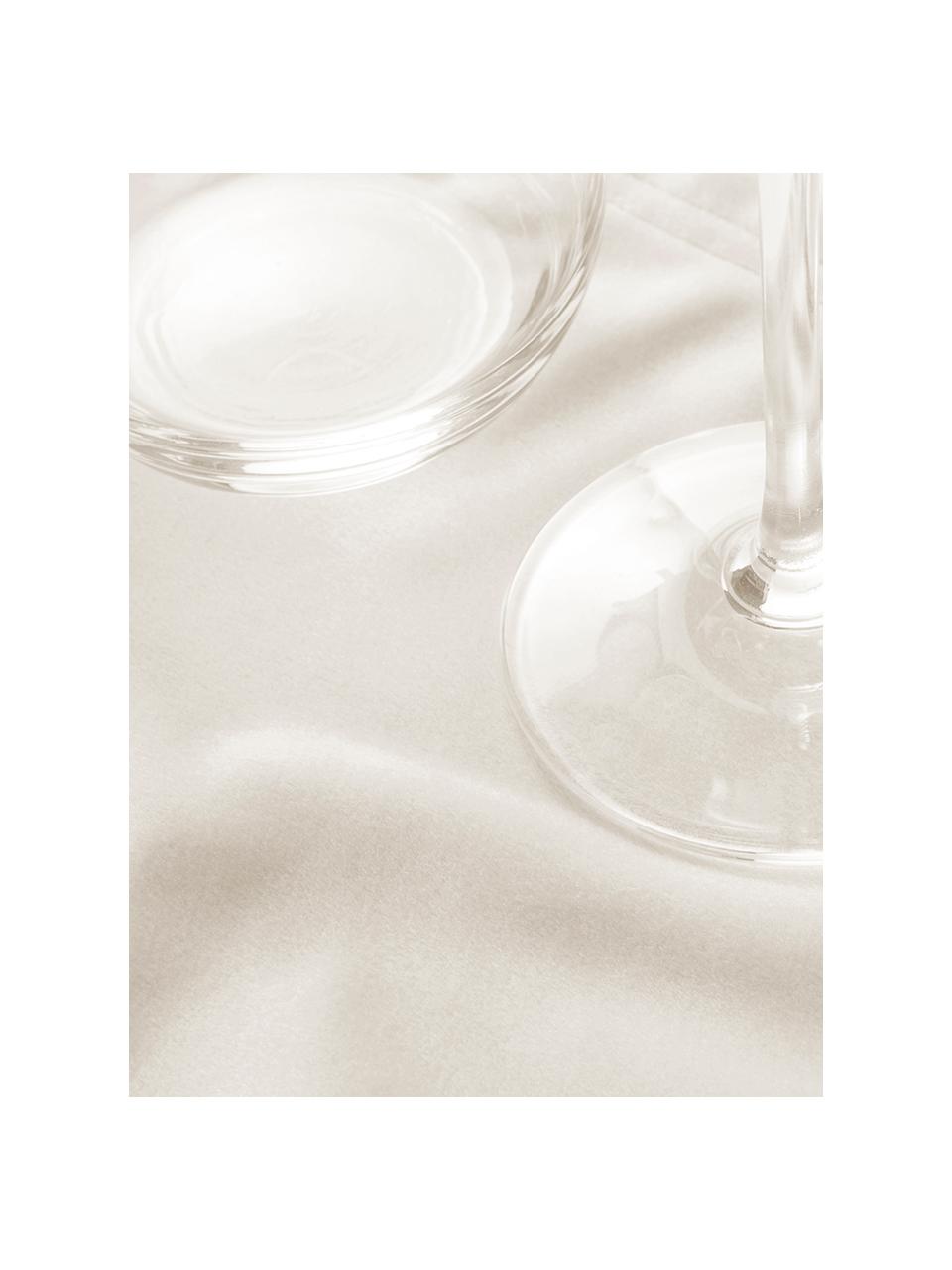 Fluwelen placemats Simone, 2 stuks, 100% polyester fluweel, Wit, 35 x 45 cm