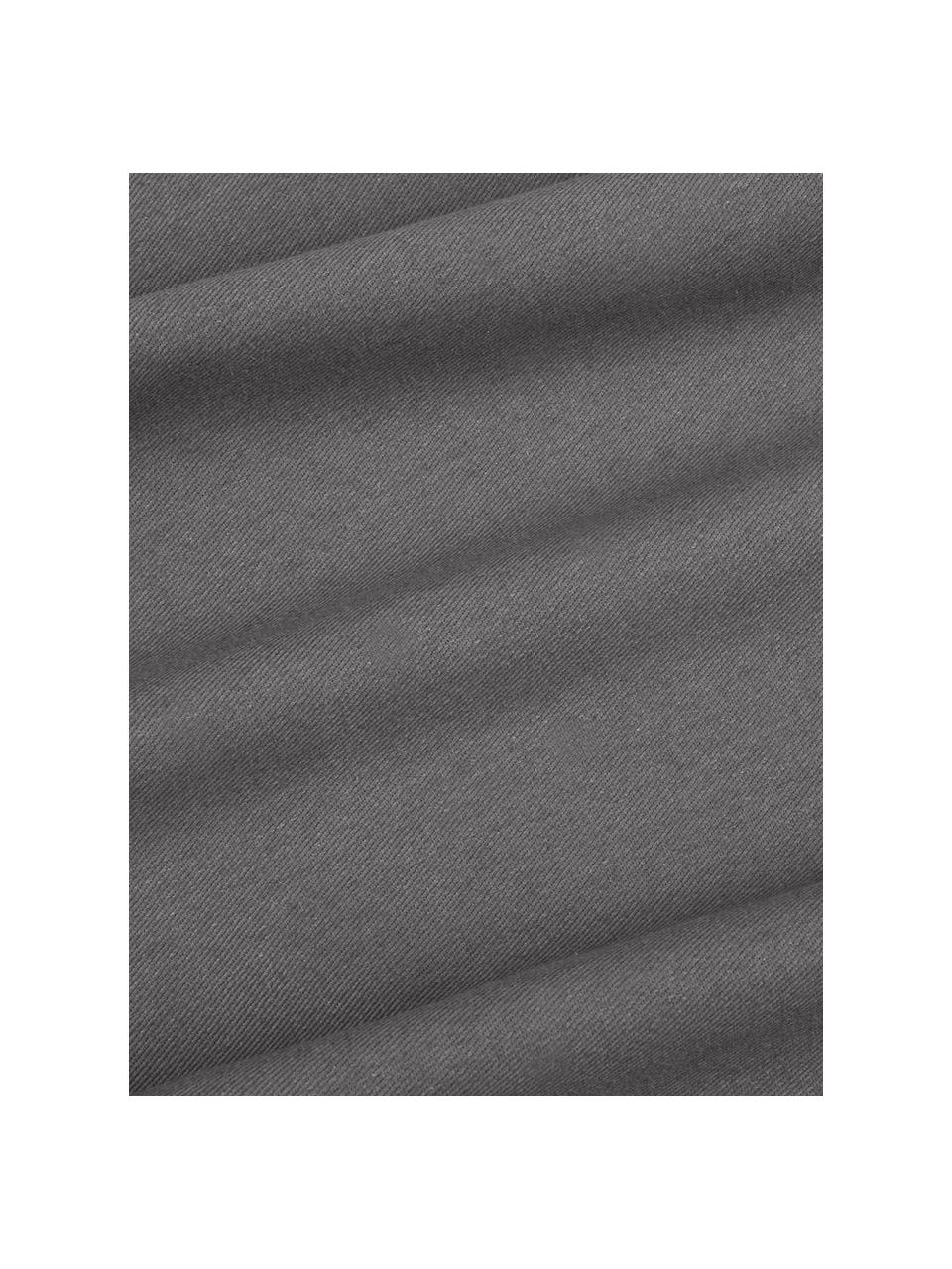 Housse de coussin gris foncé Mads, Gris foncé