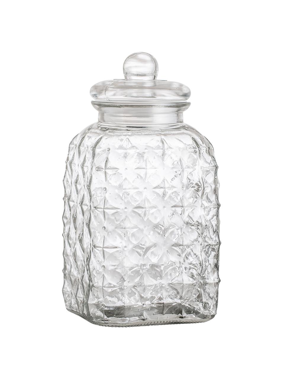 Bote Negan, Vidrio, silicona, Transparente, 4,5 L