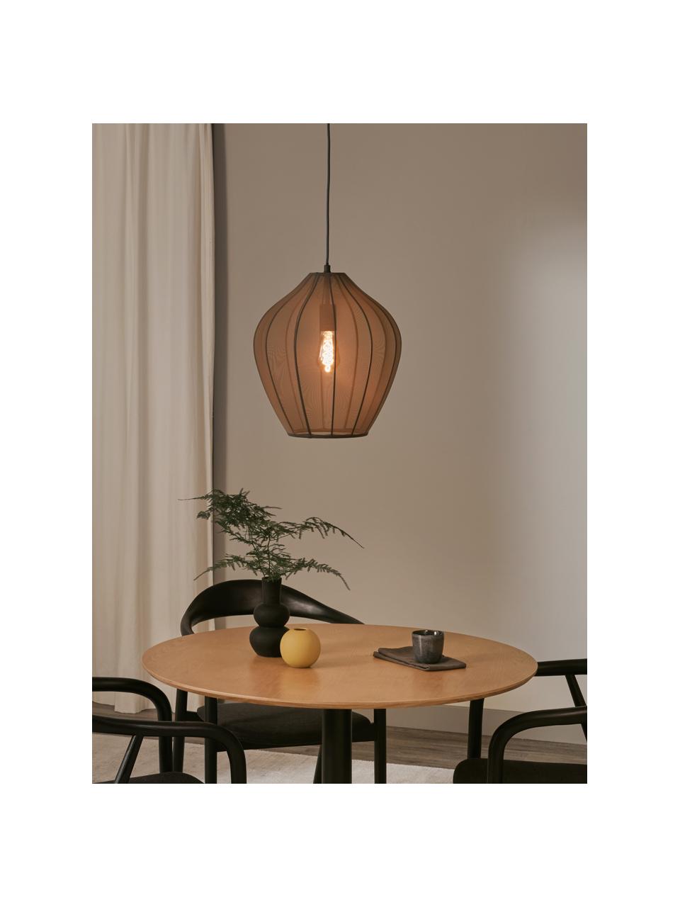 Suspension en tulle Beau, Gris, Ø 40 x haut. 42 cm