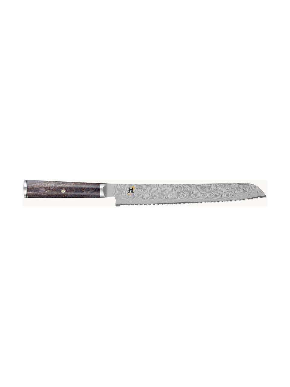 Broodmes Miyabi, Mes: staalkwaliteit MC66, Zilverkleurig, greige, L 37 cm