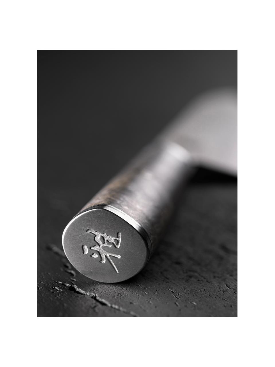 Broodmes Miyabi, Mes: staalkwaliteit MC66, Zilverkleurig, greige, L 37 cm