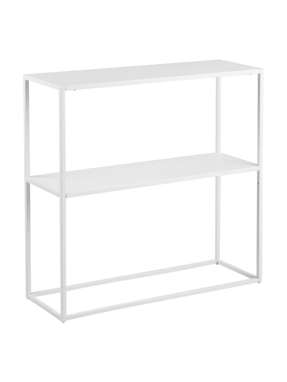 Regał z metalu Neptun, Metal malowany proszkowo, Biały, S 80 x W 80 cm