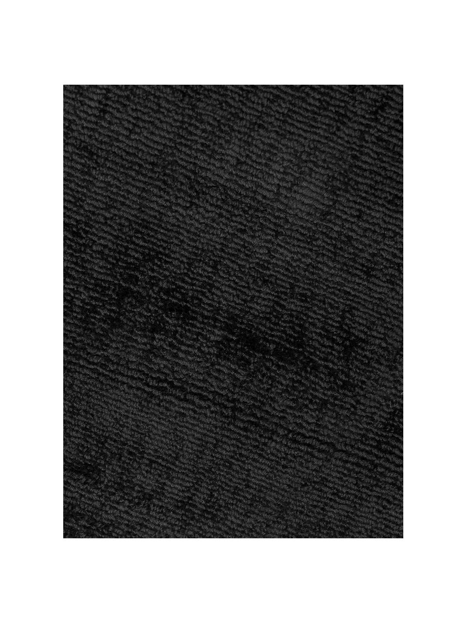 Tapis en viscose tissé main Jane, Anthracite, larg. 160 x long. 230 cm (taille M)