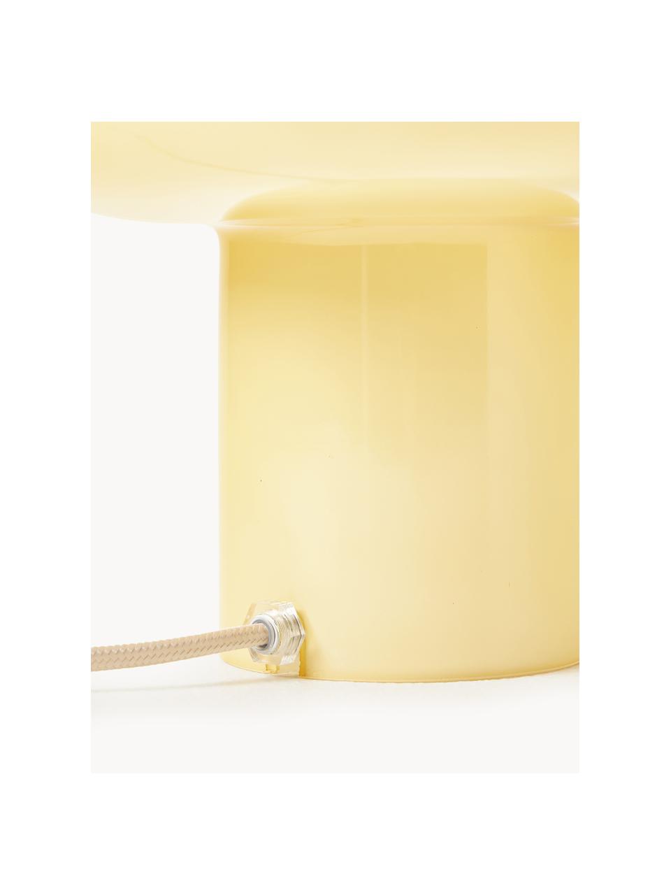 Petit lampe à poser Baya, Jaune pâle, larg. 20 x haut. 20 cm