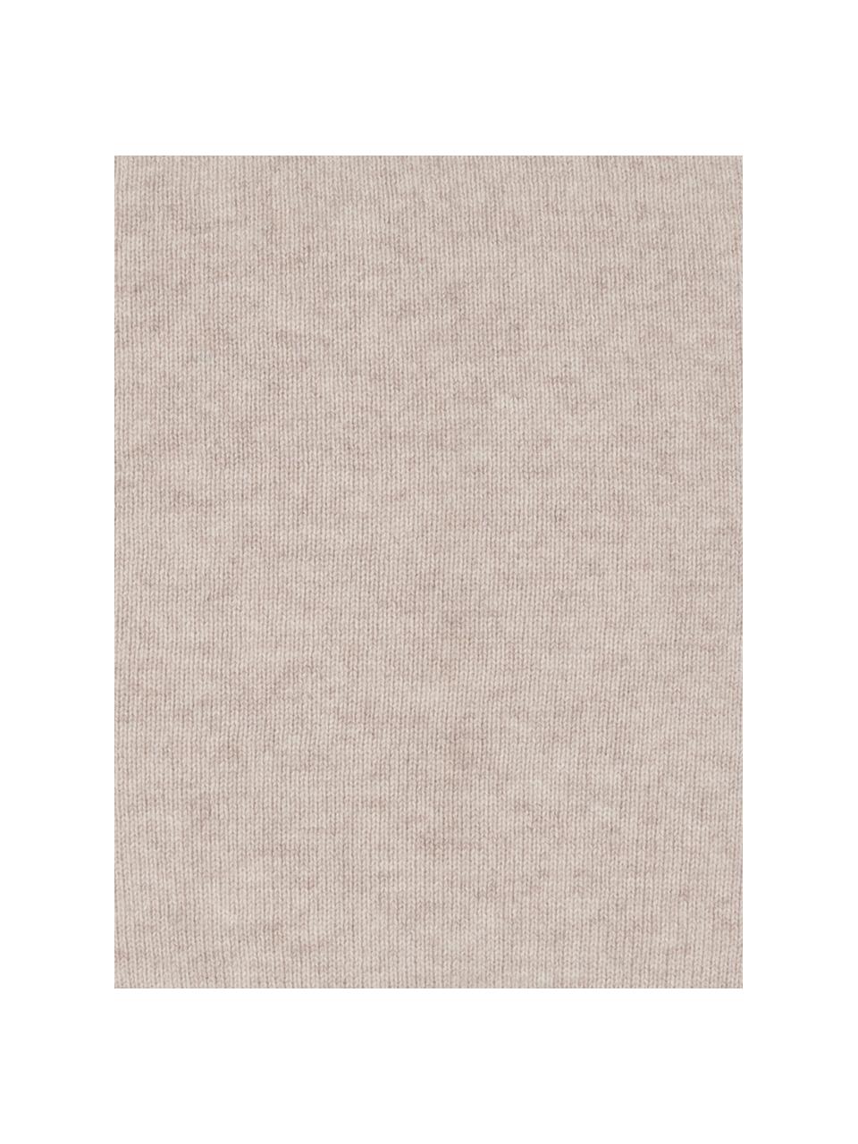 Funda de cojín de cachemira Viviana, 70% cachemir, 30% lana, Beige, An 40 x L 40 cm