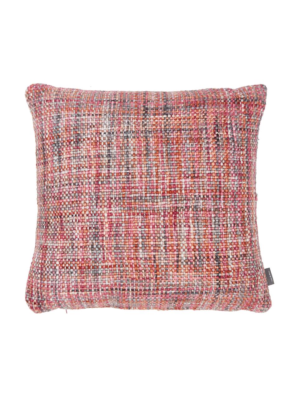 Kissen Tye mit bunter Strukturoberfläche, mit Inlett, Bezug: 95% Baumwolle, 5% Acryl, Mehrfarbig, 45 x 45 cm