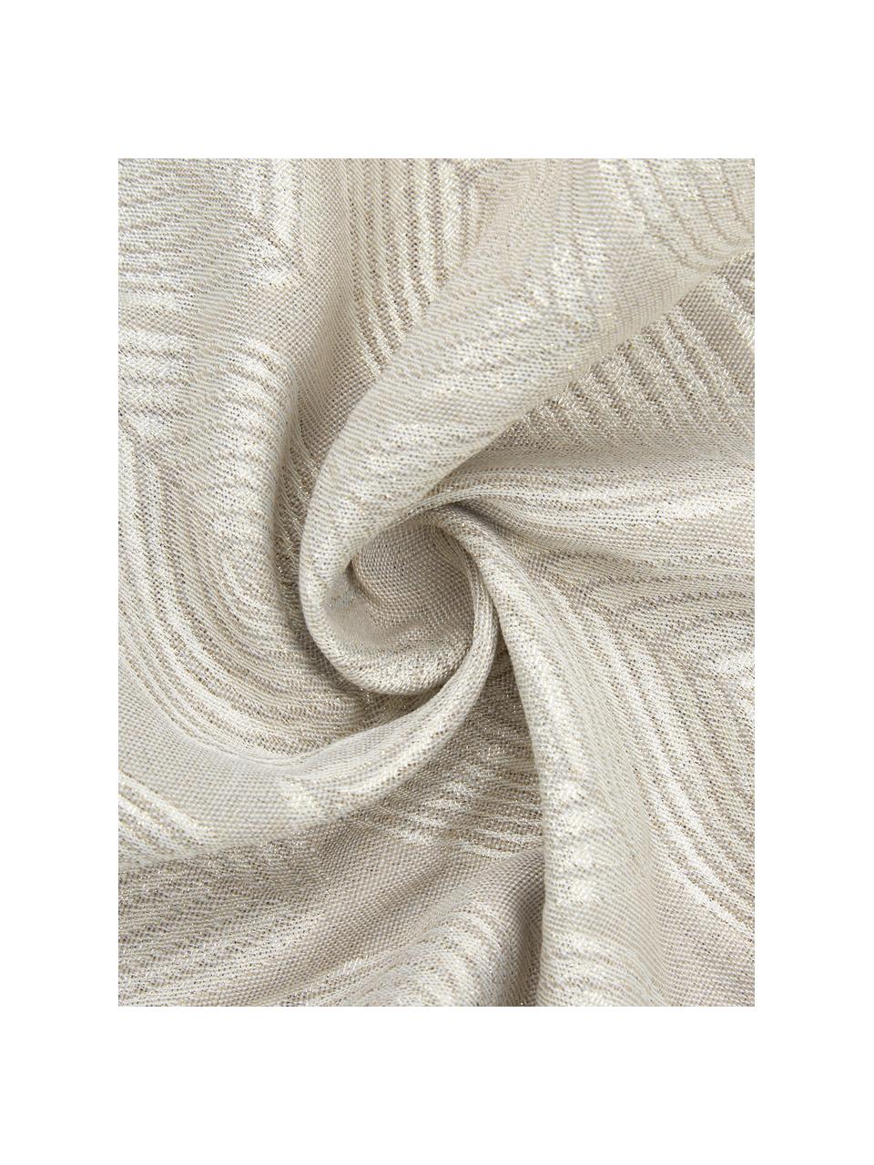 Stolní běhoun Dulce, 78% polyester, 22% bavlna, Béžová, Š 40 cm, D 145 cm