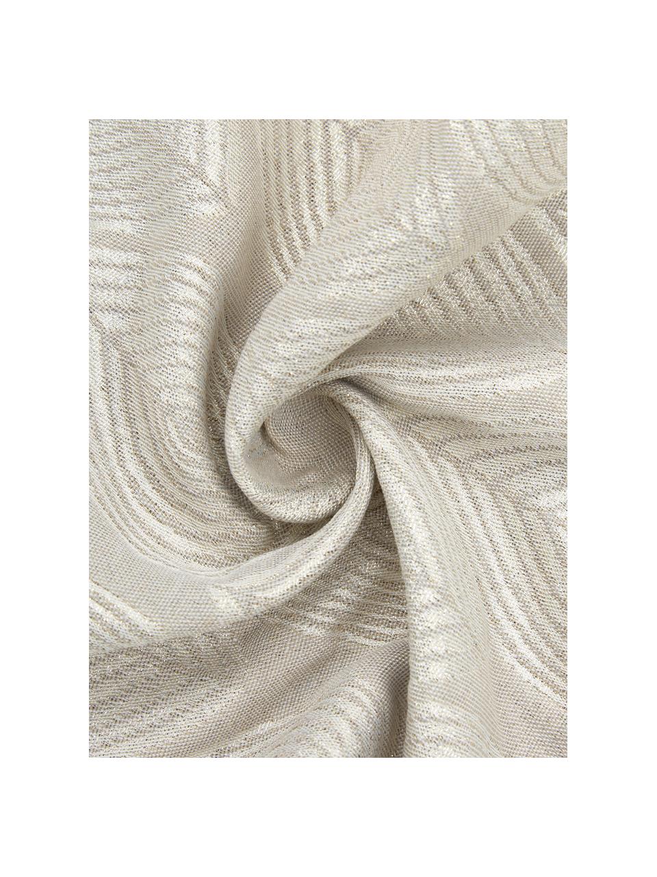 Tafelloper Dulce in beige, 78% polyester, 22% katoen, Beige, B 40 x L 145 cm