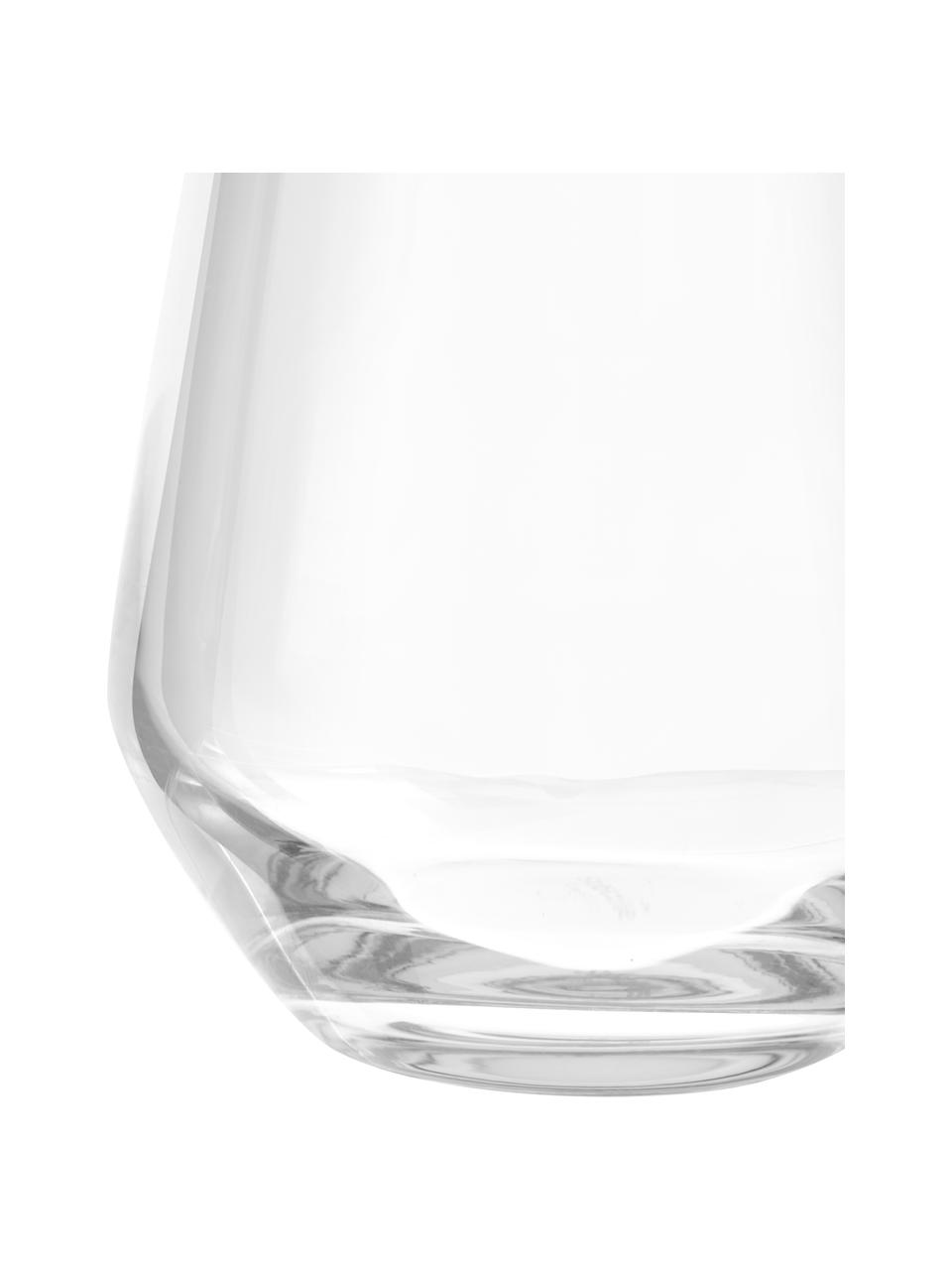 Szklanka ze szkła kryształowego Revolution, 6 szt., Szkło kryształowe, Transparentny, Ø 9 x W 11 cm, 470 ml