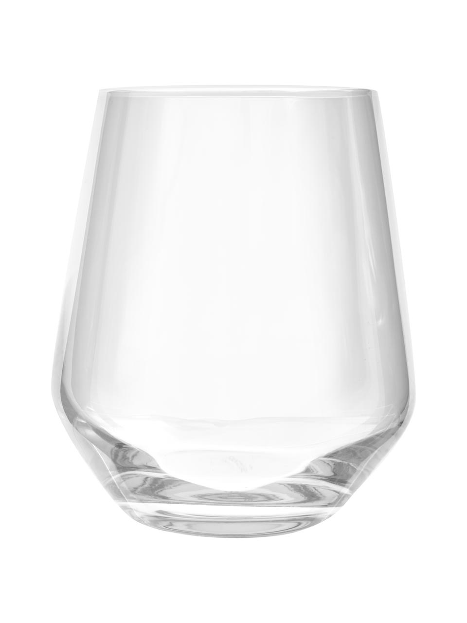 Bauchige Kristallgläser Revolution, 6 Stück, Kristallglas, Transparent, Ø 9 x H 11 cm, 470 ml
