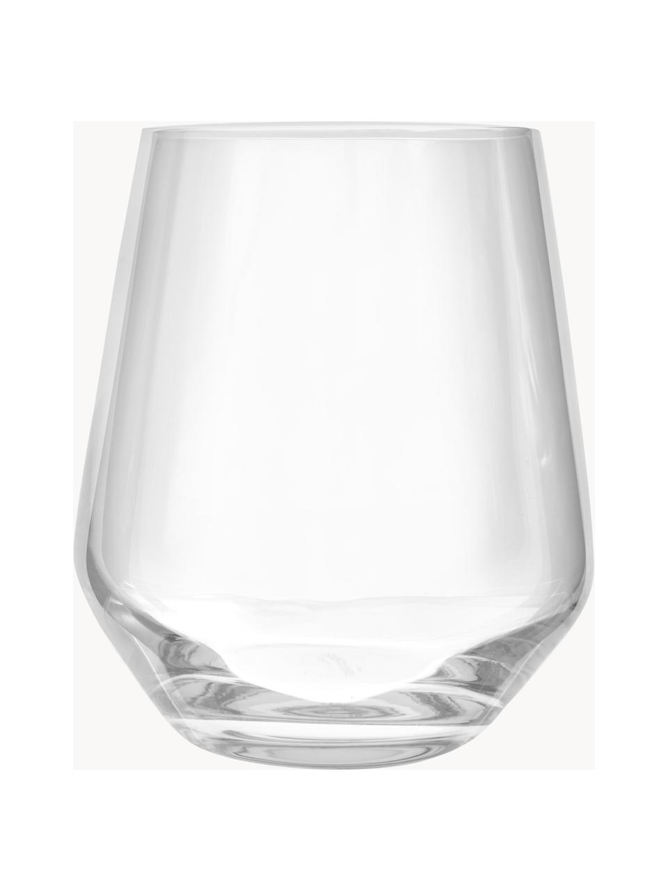 Szklanka ze szkła kryształowego Revolution, 6 szt., Szkło kryształowe, Transparentny, Ø 9 x W 11 cm, 470 ml